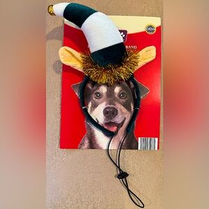 NEW Pet Holiday Headband with Toggle, Elf Ears